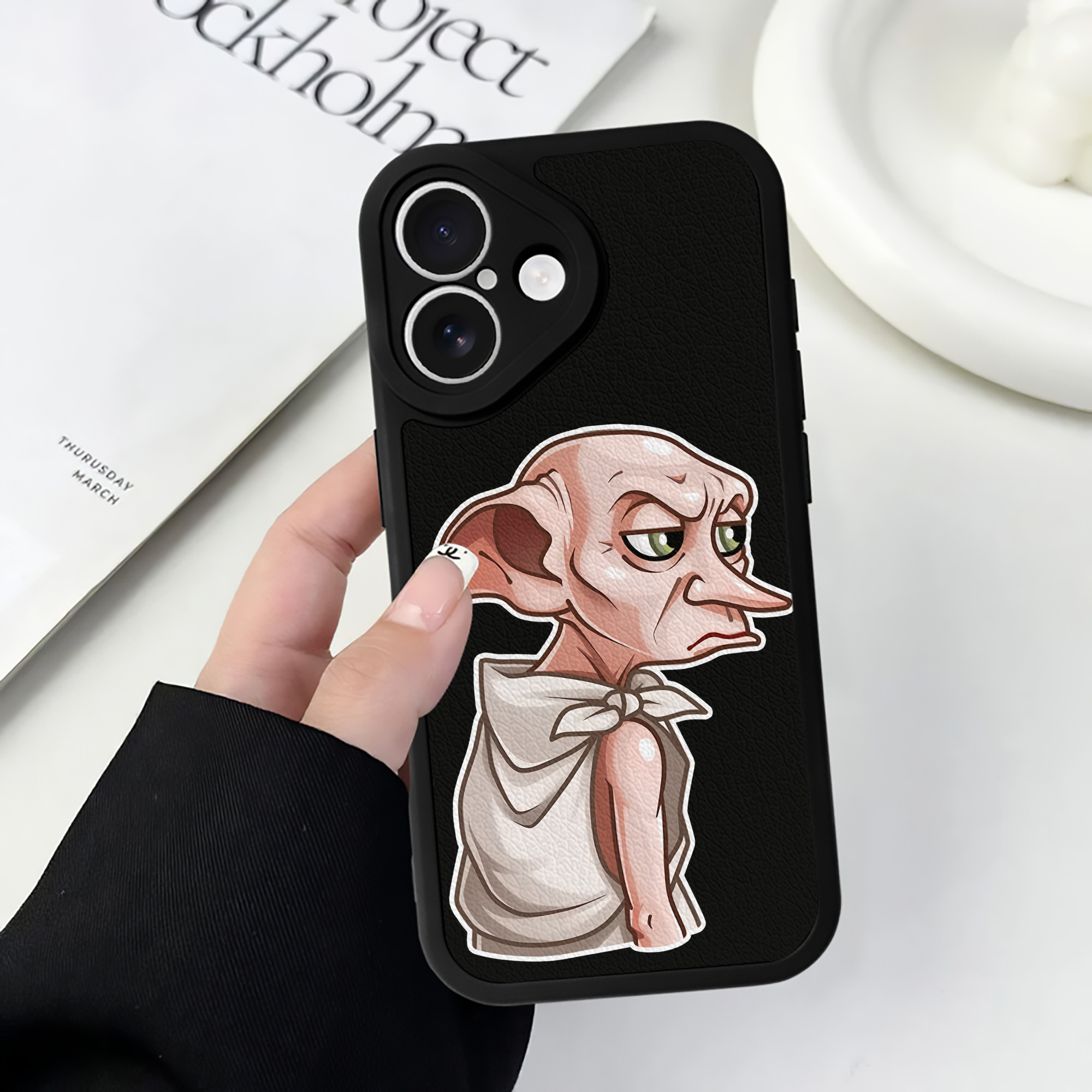 （画像用） Harry Potter ハリー・ポッターシリーズ 【iPhone 16シリーズ対応】シリコンスマホケース（レザー調） 材質：シリコン